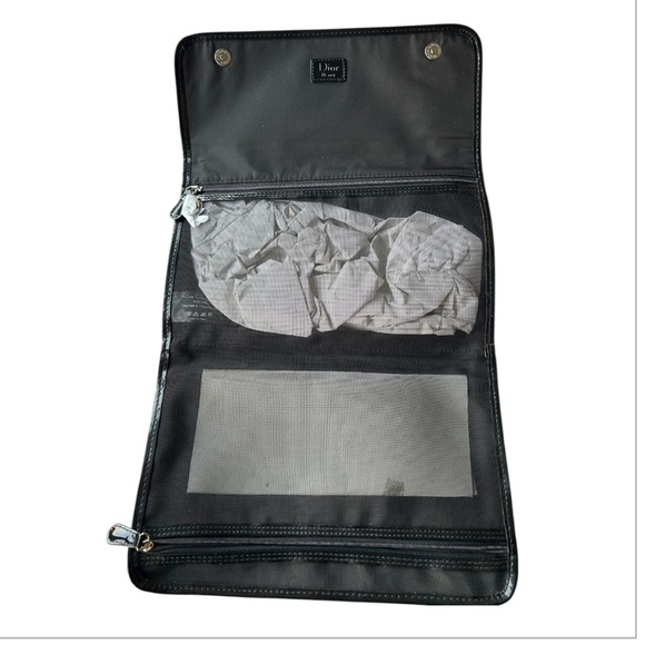 Dior Glossy Patent Black Makeup Case Clutch - Picture 5 of 8